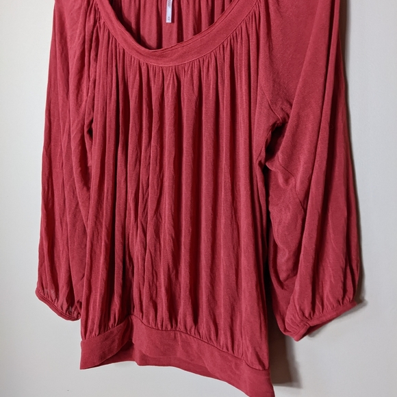 Free People Sahara Sun Burnt Orange Top size medium - Picture 2 of 6